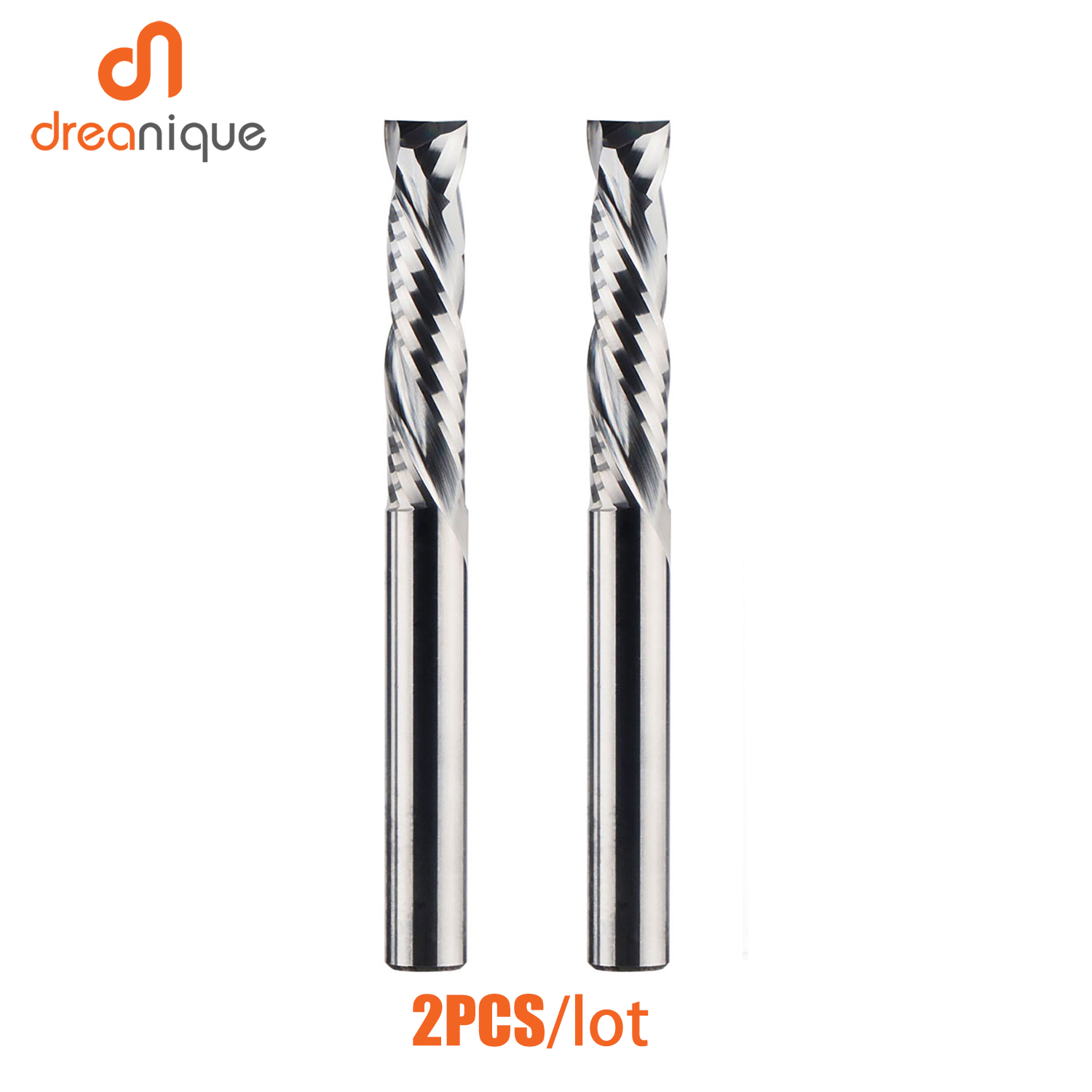 End Mill Set - Juego de 2 Fresas de Compresión