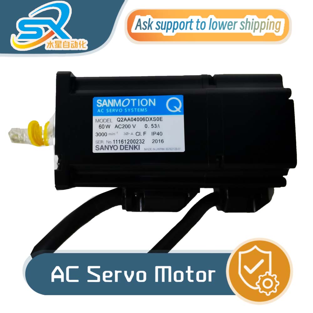 Servo Motor - SANYO DENKI Mini servomotor Q2AA04006DXS0E 60w