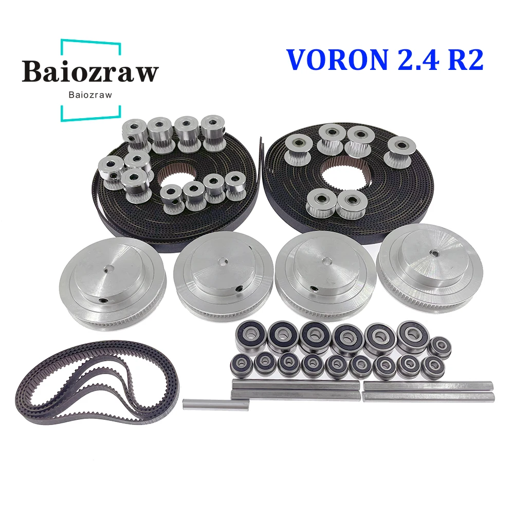 Gt2 Pulley - Baiozraw-Juego de piezas de movimiento Corexy,
