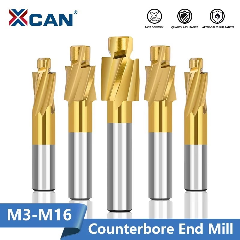 End Mill Set - XCAN fresa M3-M16 fresa de extremo