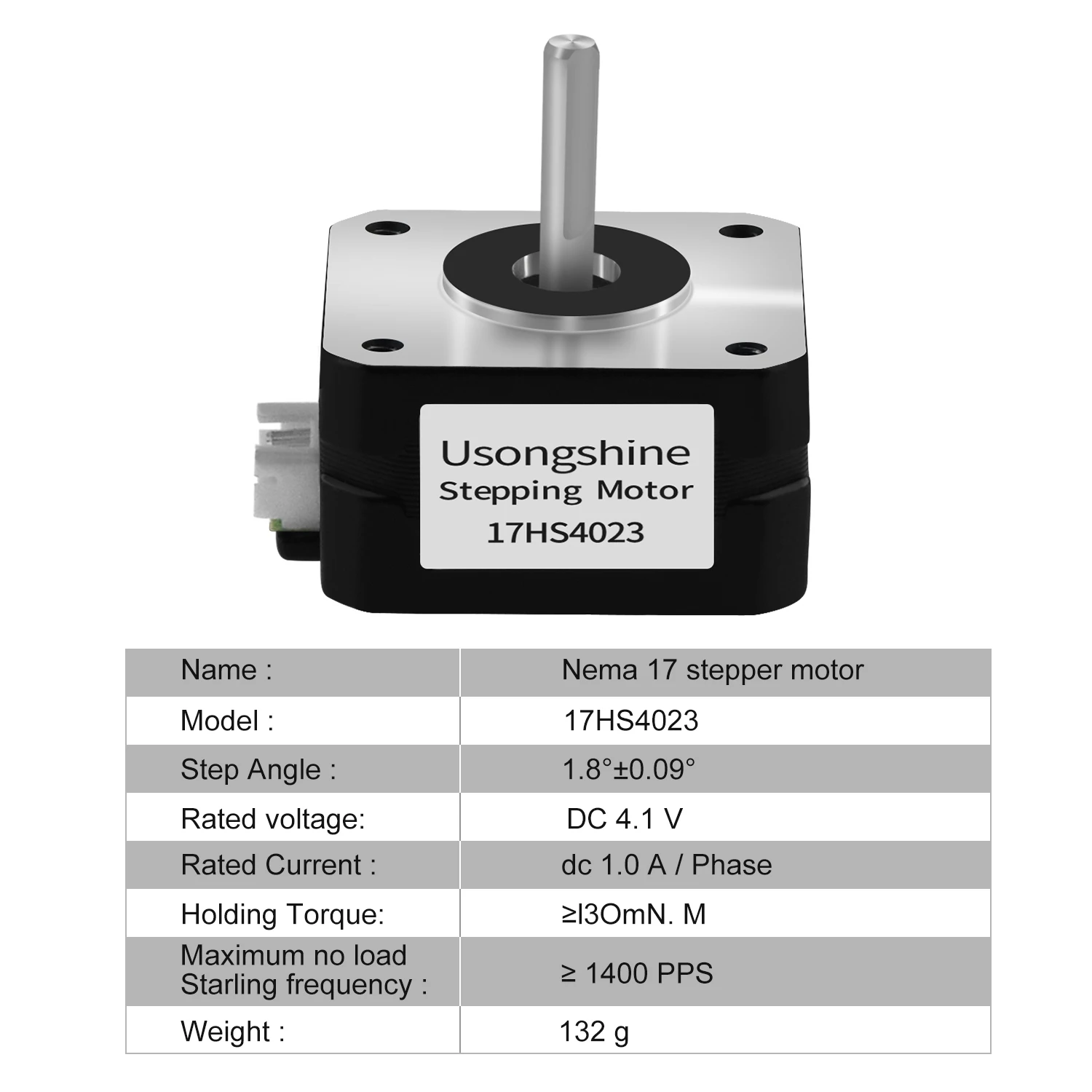 Motor paso a paso Usongshine A - Nema 17 Stepper reseña y precio