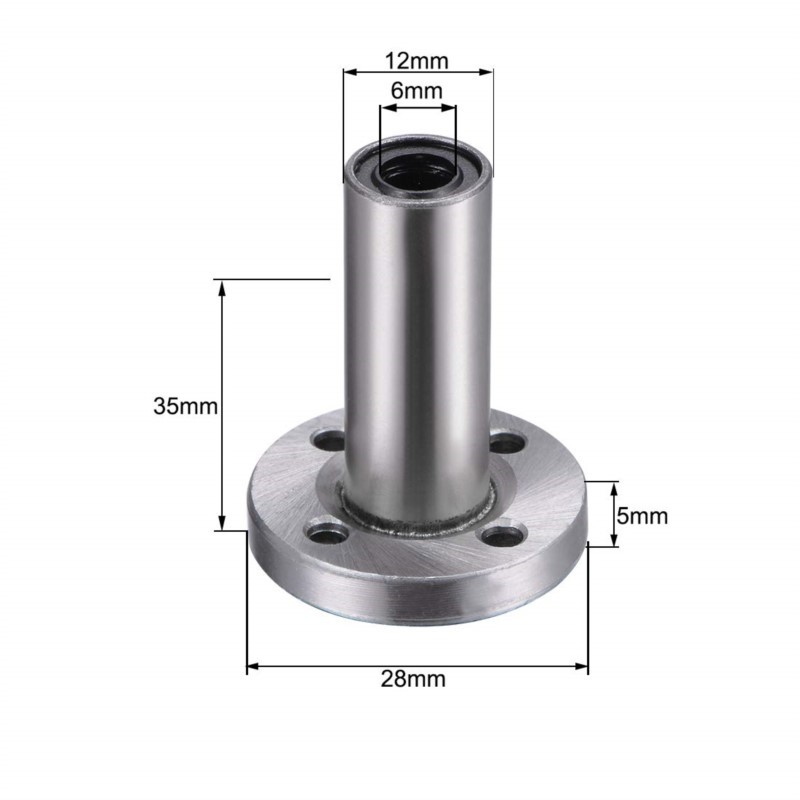 4 unidades/paquete Lmf8uu Lmf1 - Lm8Uu Bearing reseña y precio
