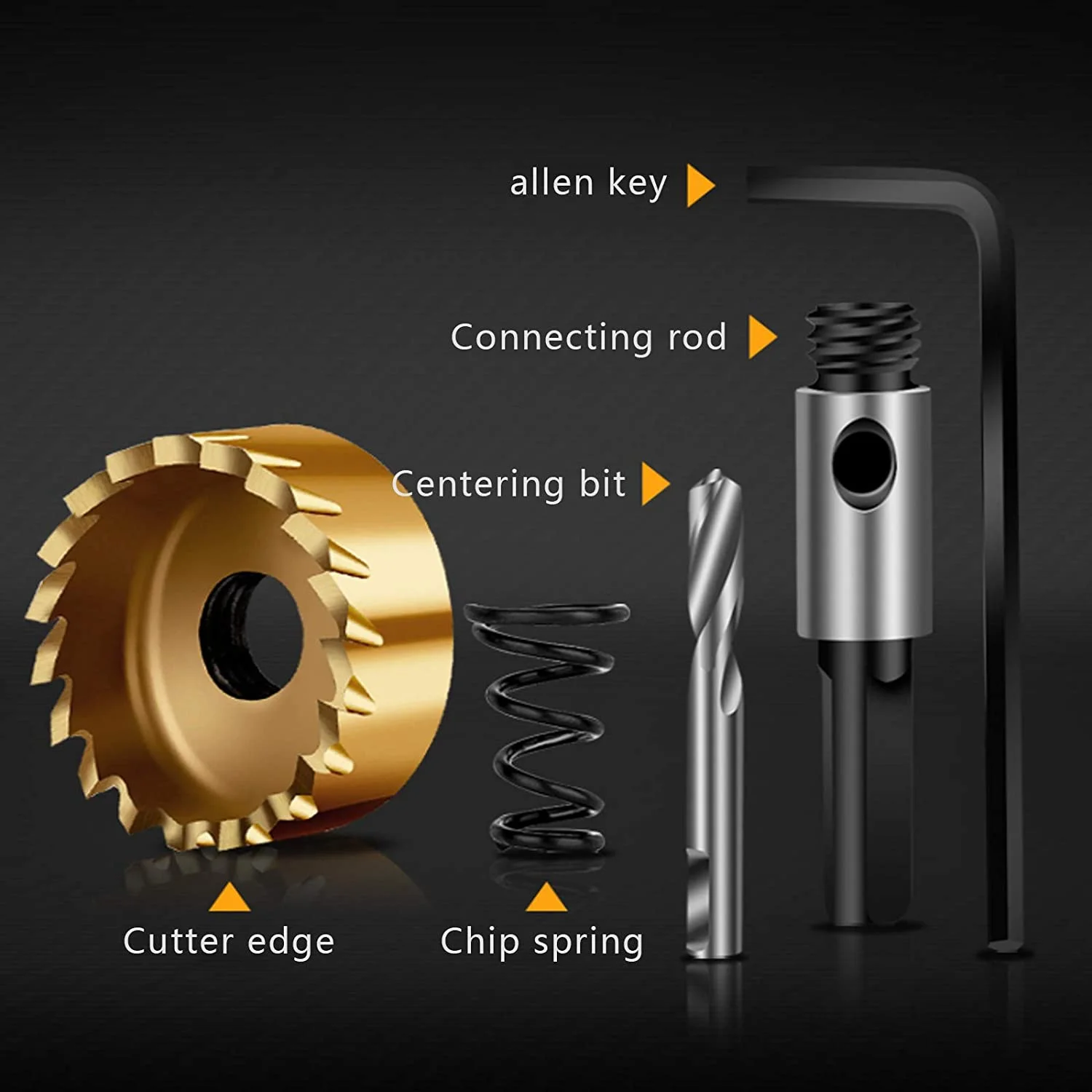 Juego de 5 Brocas de Sierra Pe - Drill Bit Set reseña y precio