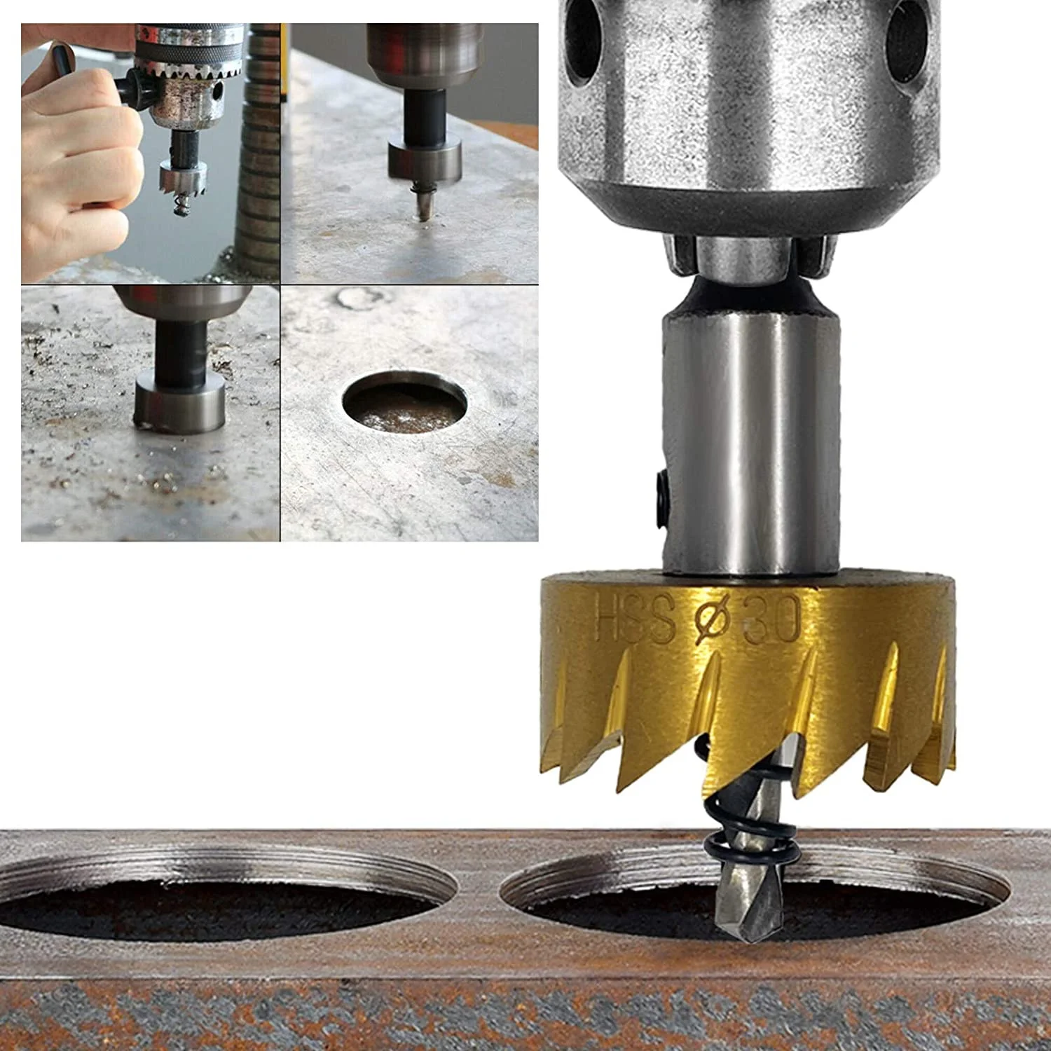 Juego de 5 Brocas de Sierra Pe - Drill Bit Set reseña y precio