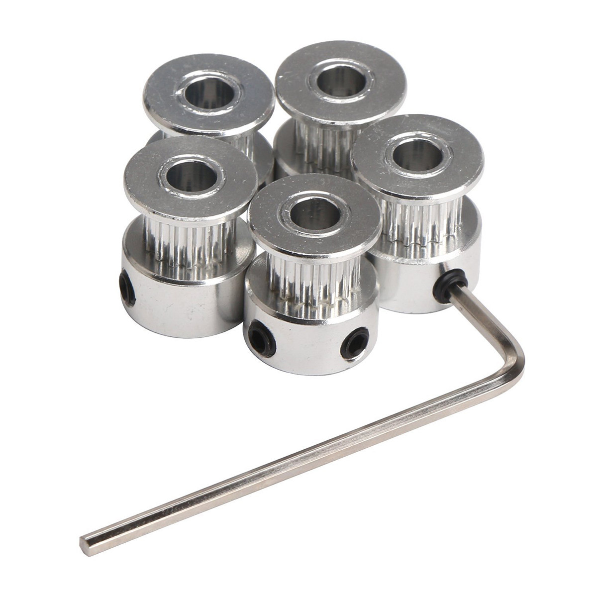 5 Piezas de Poleas de Aluminio - Gt2 Belt reseña y precio