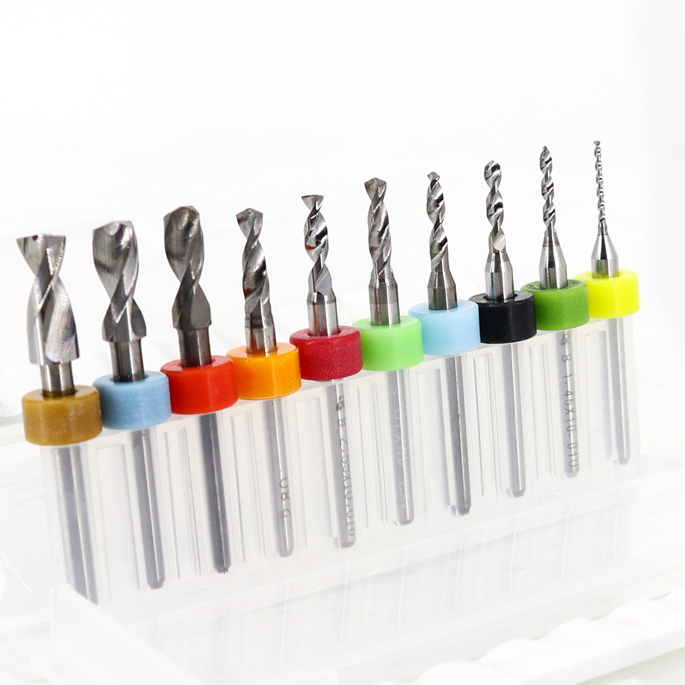 Juego de brocas PCB de 10 piez - End Mill Set reseña y precio