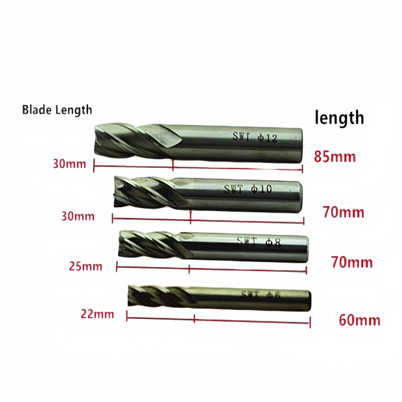 4 Uds. Fresa de extremo de car - End Mill Set reseña y precio