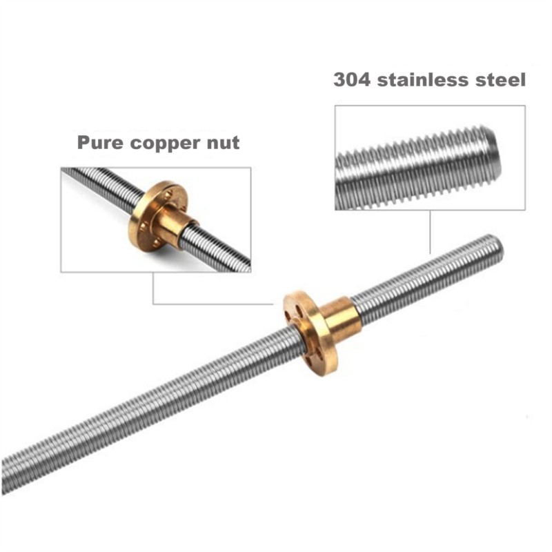2 uds T8 tornillo de avance Tr - Lead Screw 8Mm reseña y precio