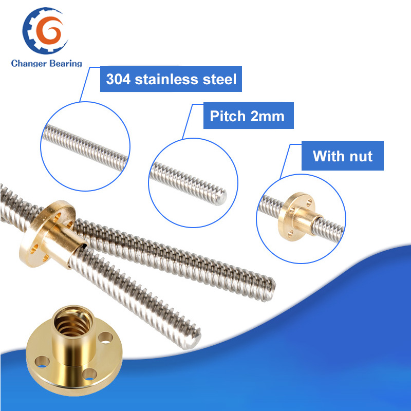 Tornillo trapezoidal de acero  - Lead Screw 8Mm reseña y precio